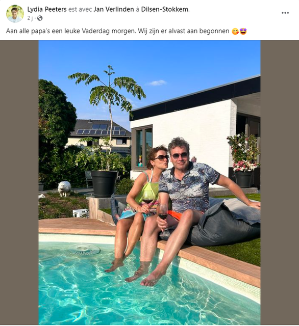 De Facebook-post waarop reactie kwam. “Mogen we dan niets meer delen?”, zegt echtgenoot Jan Verlinden.