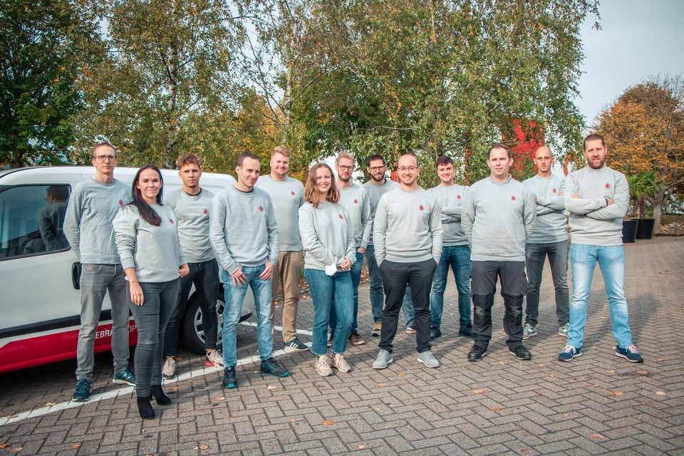 Na tien jaar werken er intussen 15 personeelsleden voor brandbeveiligingshop.be.
