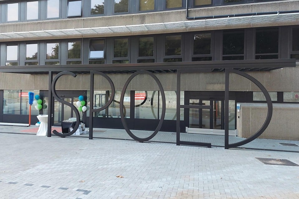 De toegang tot de nieuwe spoedafdeling.