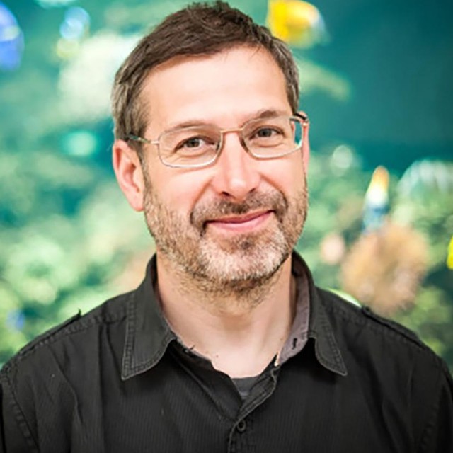 Marinebioloog Philippe Jouk is curator van de vissen in de Antwerpse Zoo.