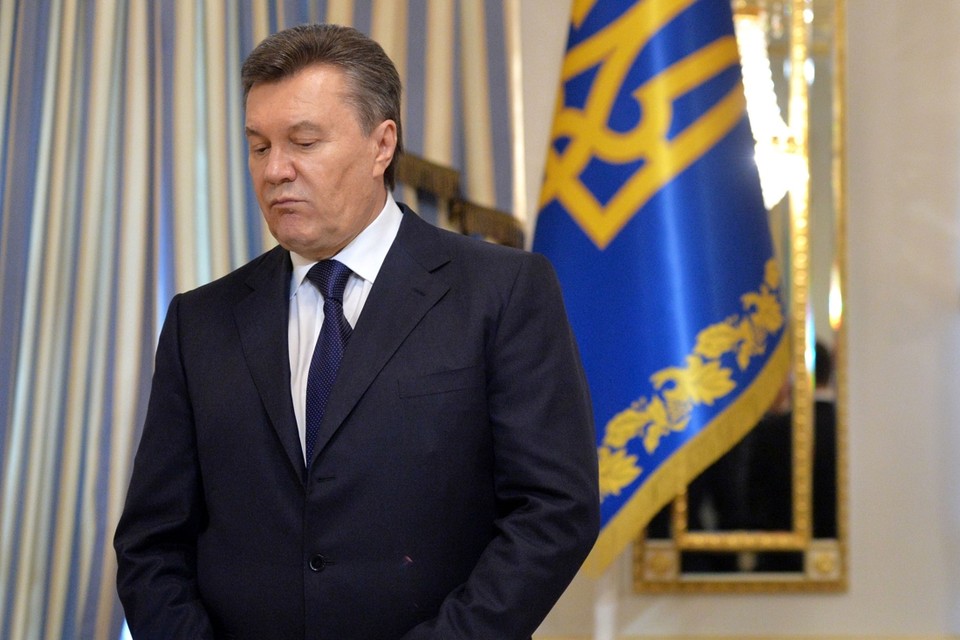 De afgezette Oekraïense president Viktor Janoekovitsj.