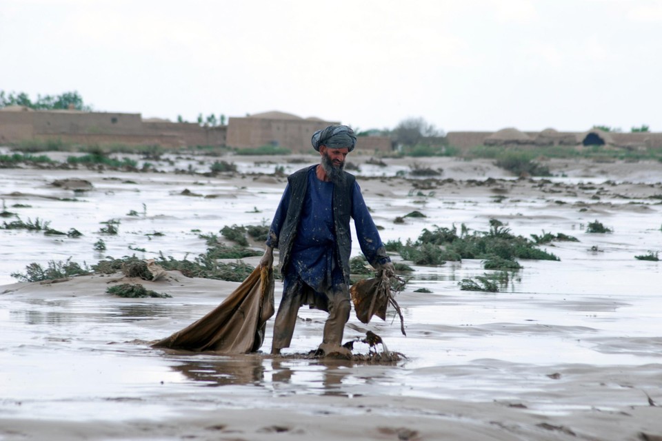 Archiefbeeld: overstroming in Noord-Afghanistan in 2014