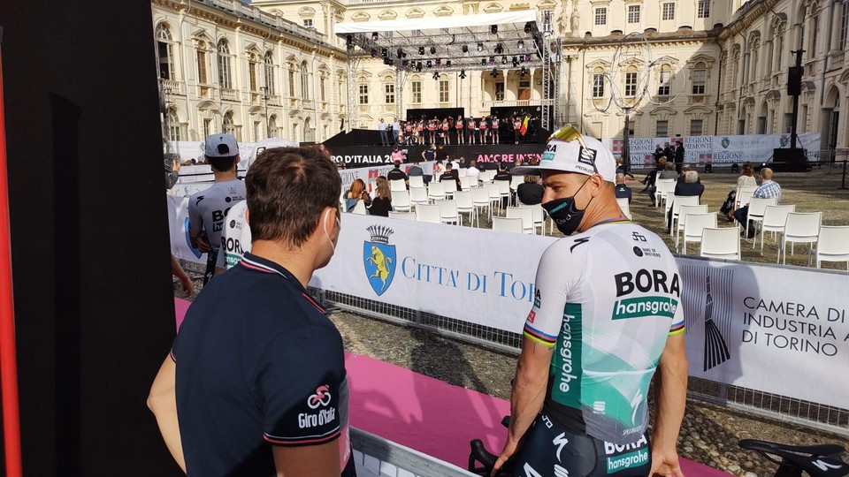 Een goedlachse Peter Sagan