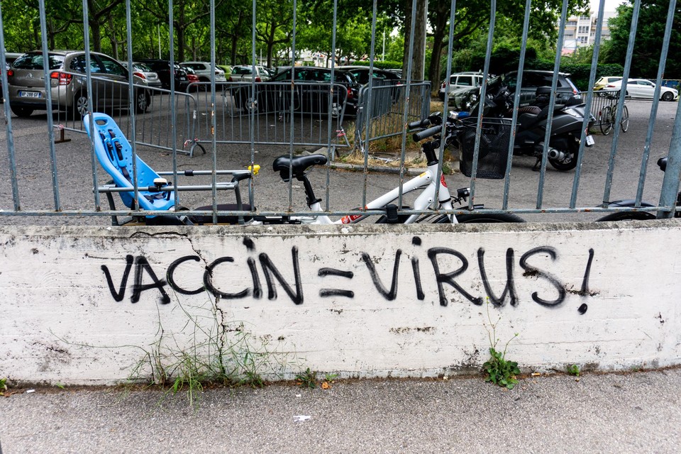 Graffiti in de Franse stad Lyon  