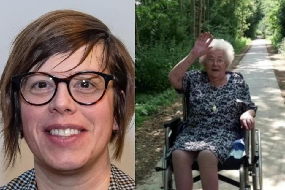 Links: nabestaande Sofie De Leeuw. Rechts: Rachel Bolangier.