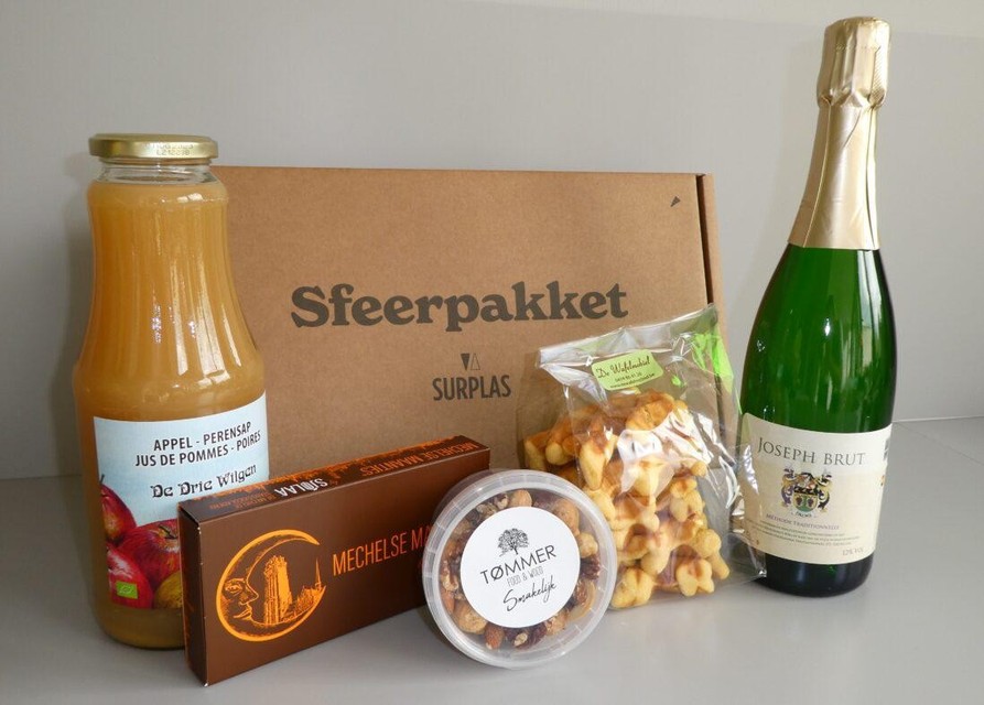 In het sfeerpakket zitten lokale producten.