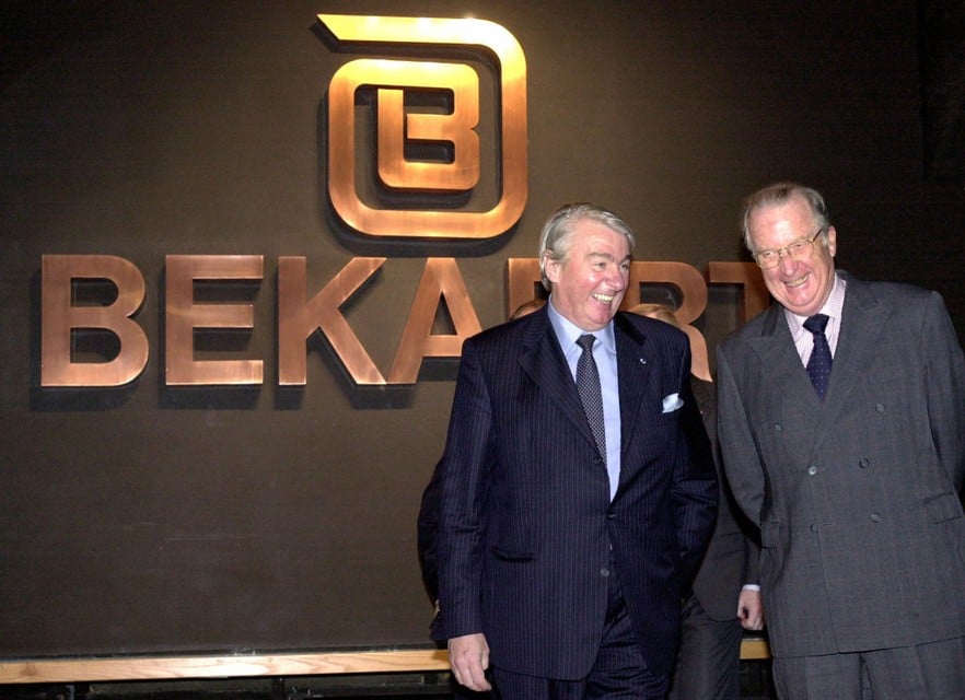 Buysse samen met koning Albert II in 2003.