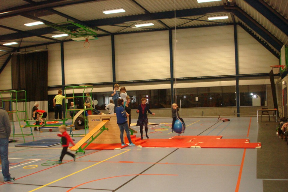 Sportief paradijs voor kleuters.