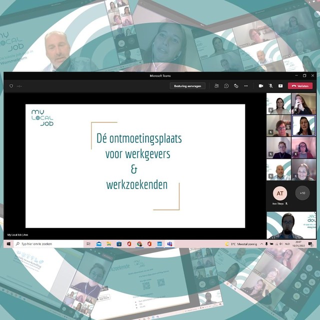 De app werd voorgesteld op een digitaal persmoment.