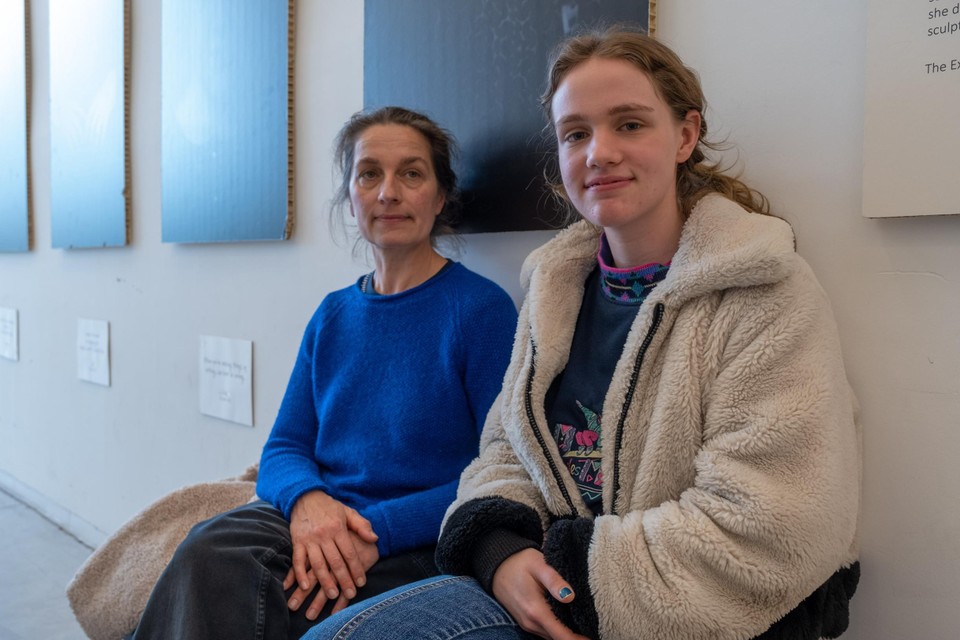 Ruth De Maeyer from Kalmthout, with mom Anja Smets in the photo, is ready for professional percussion 