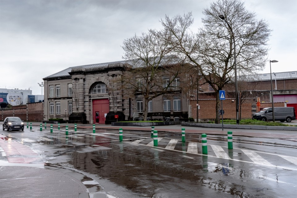 De Mechelse gevangenis aan de Liersesteenweg. 