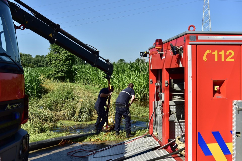De brandweer was het hele weekend in de weer.