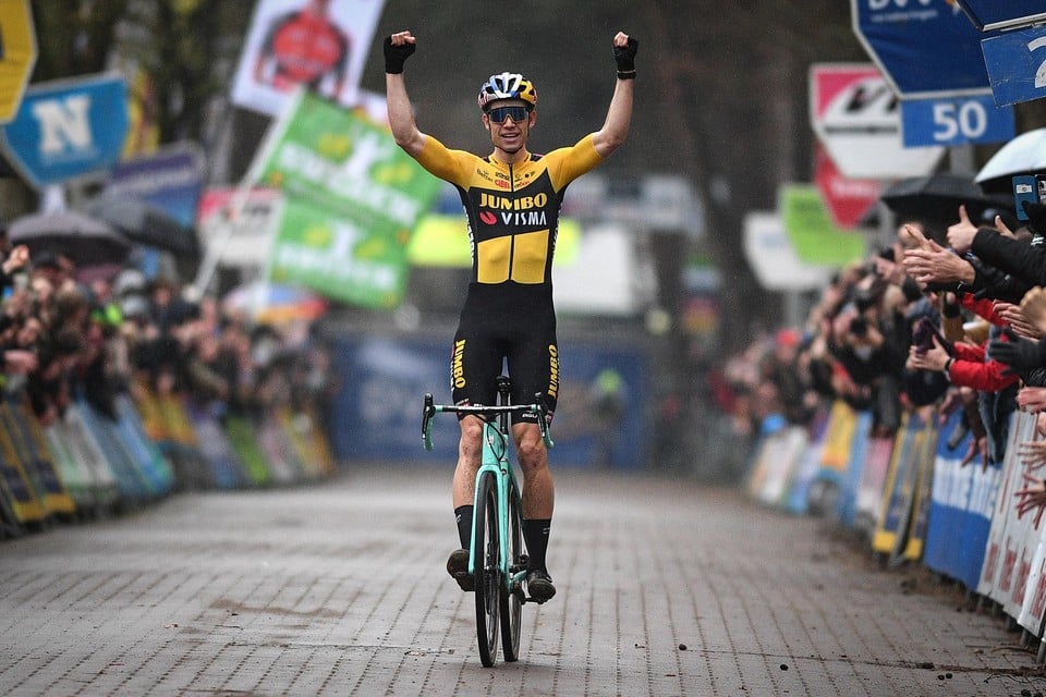 Wout van Aert boekte vorig jaar nog een deugddoende zege in Lille, met (veel) publiek.