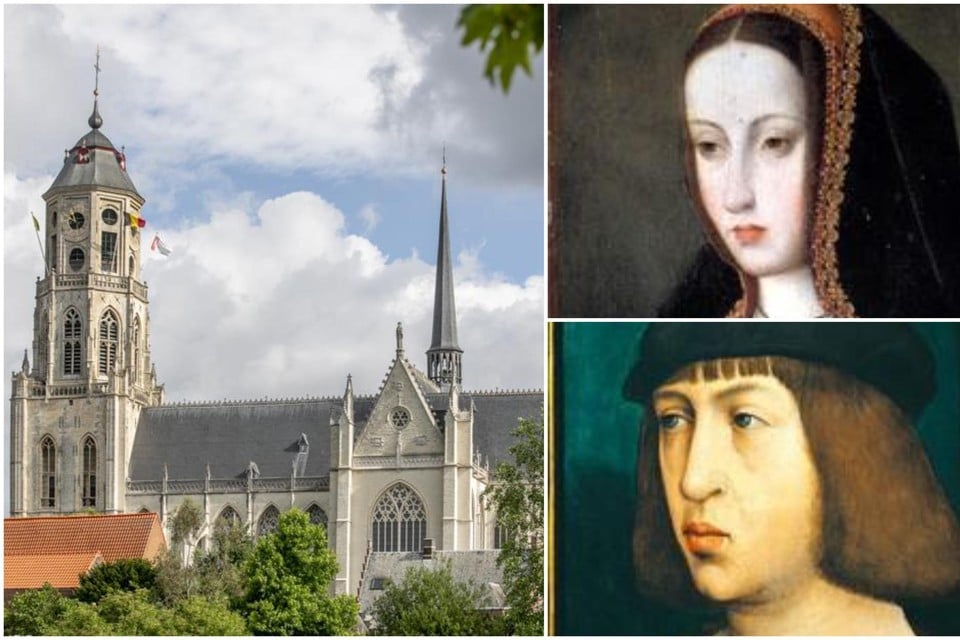 Johanna van Castilië en Filips de Schone huwden in de Sint-Gummaruskerk. 
