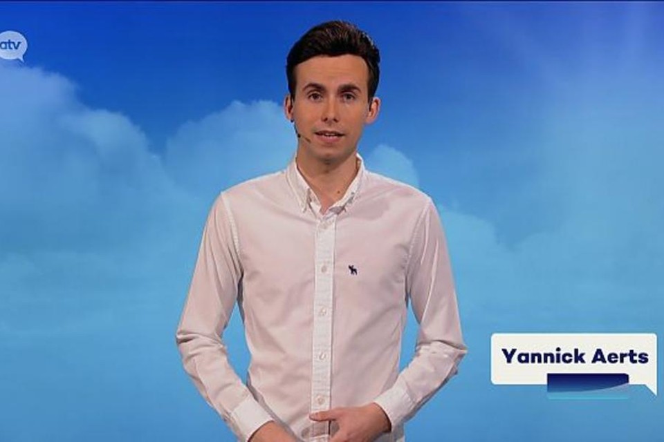 Yannick Aerts stopt als weerman bij ATV. 