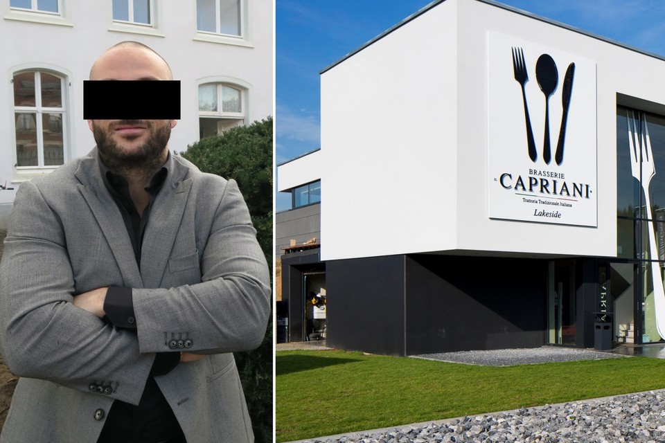 Avi B. (voor de vestiging in Schilde) stond vooral in voor de PR van Il Capriani. Rechts: het restaurant in Mechelen.