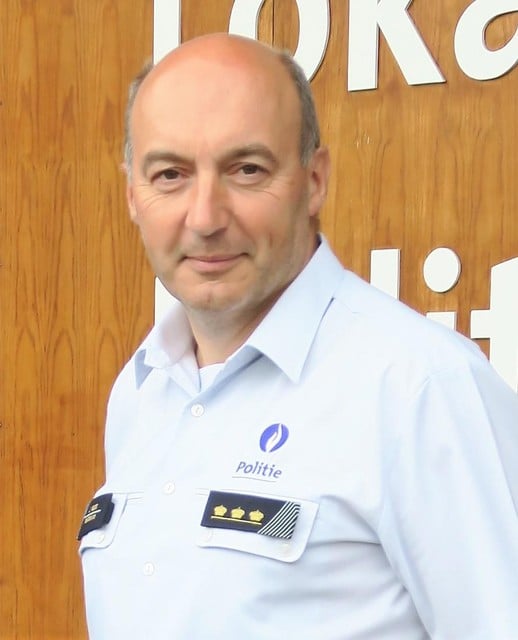 Jan Vissers, korpschef in Schoten