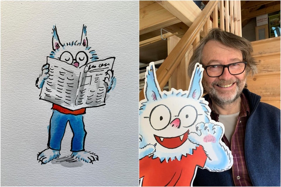Hugo Van Look uit Kalmthout tekent Dolfje al 25 jaar lang.
