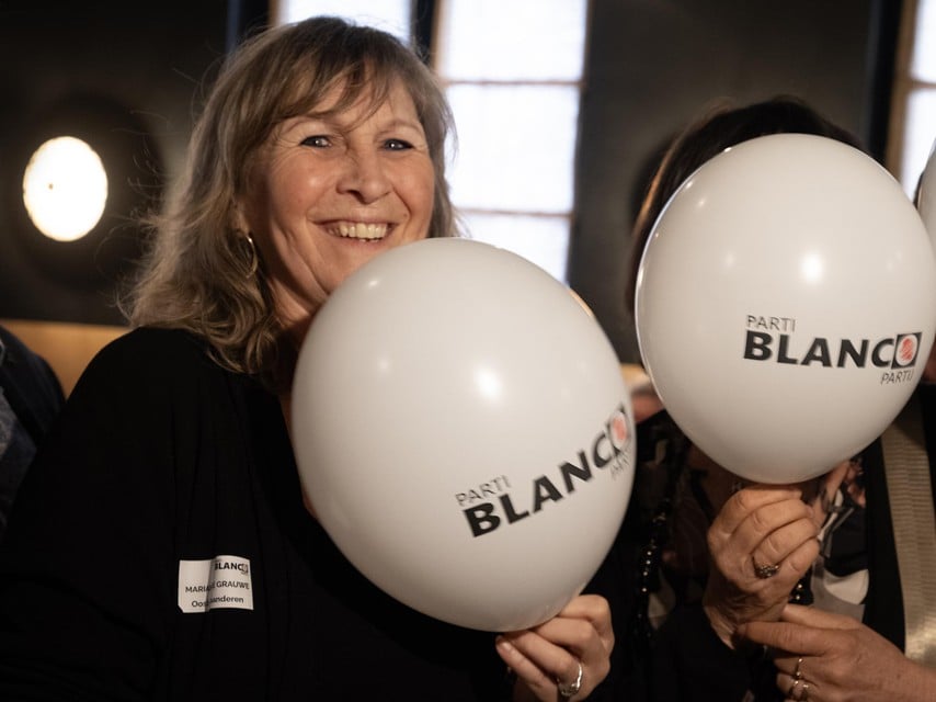 Marian De Grauwe, lijstrekker Oost-Vlaanderen voor Partij Blanco