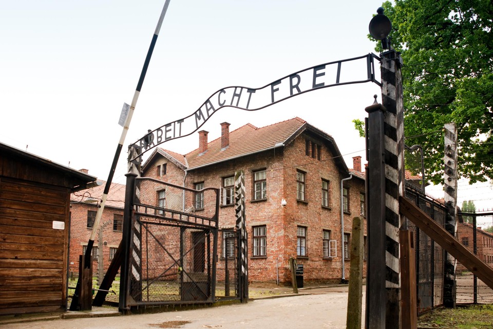 Het vernietigingskamp Auschwitz, waar ook duizenden Antwerpse Joden werden vermoord.