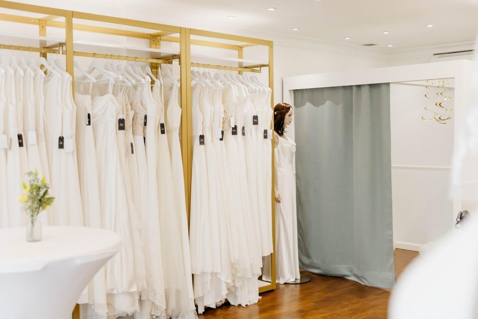 De nieuwe winkel van Lesage Bridal.