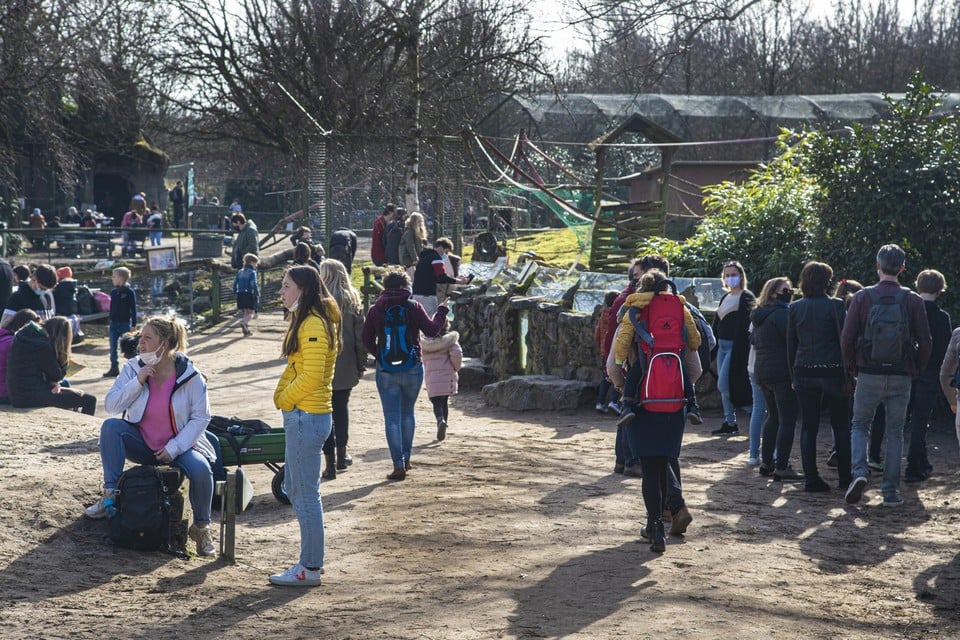 Bezoekers zijn duidelijk blij dat Pakawi Park weer open is. De laatste dagen is het park telkens uitverkocht.