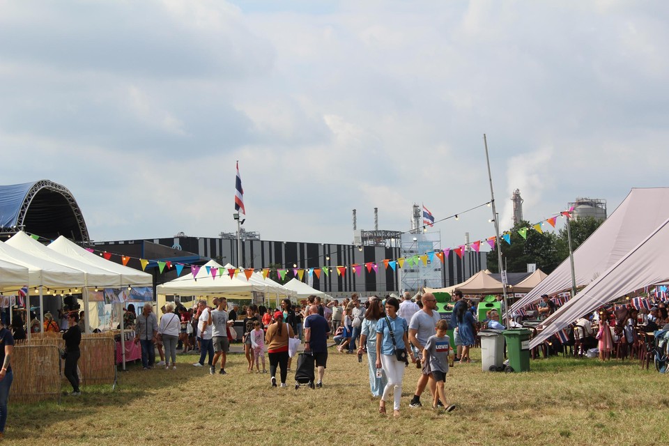 Het was het hele weekend gezellig druk op Domein De Vesten.