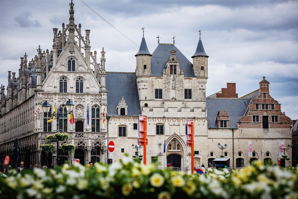 Het stadhuis in Mechelen.