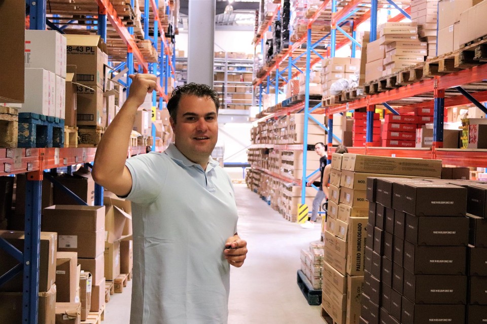 Kenny Van Paesschen van het e-fullfillmentbedrijf ShopWeDo: “Voor de e-commerce was de coronacrisis een enorme boost.”