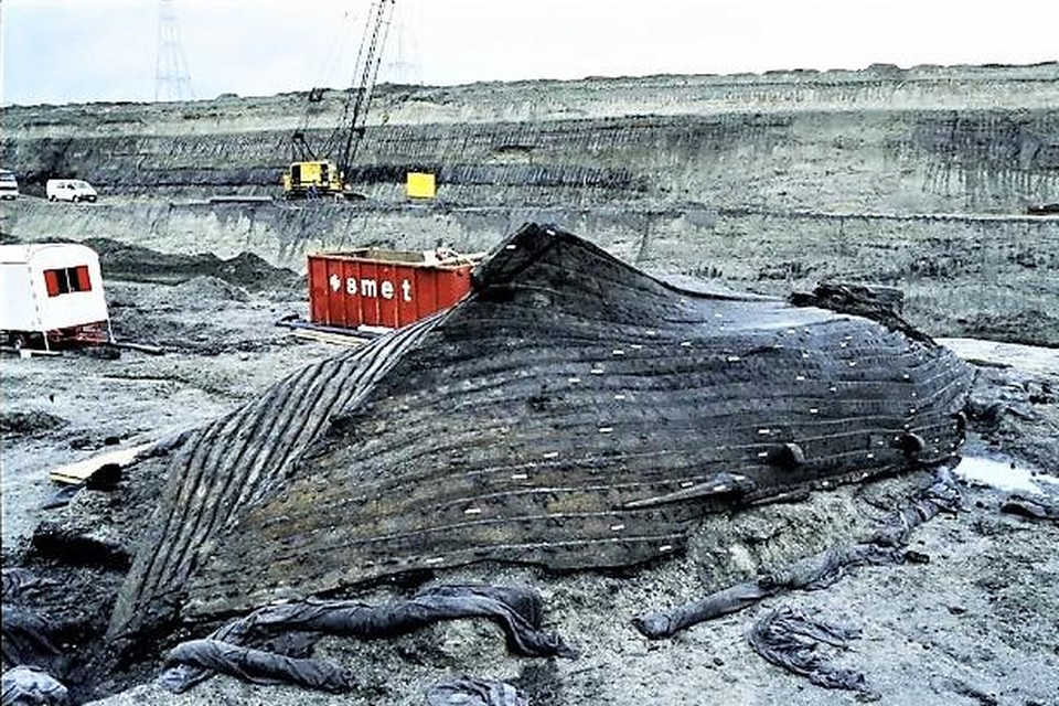 De restanten van het schip werden in 2000 in het Deurganckdok gevonden.