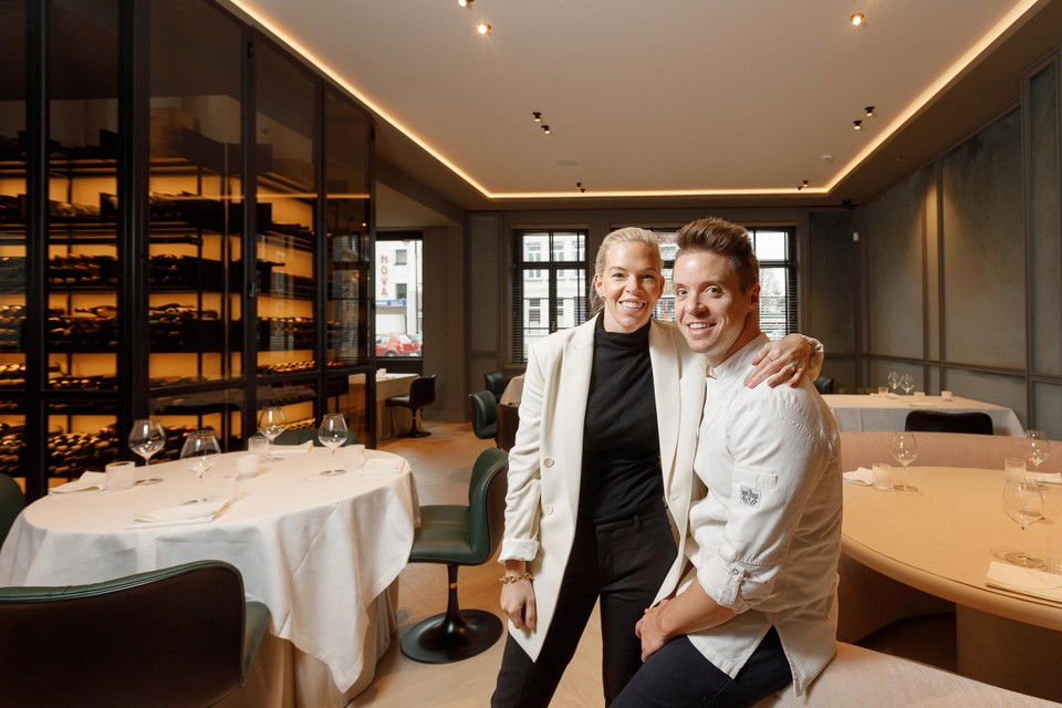 Sofie Willemarck en Thierry Theys van restaurant Nuance in Duffel.