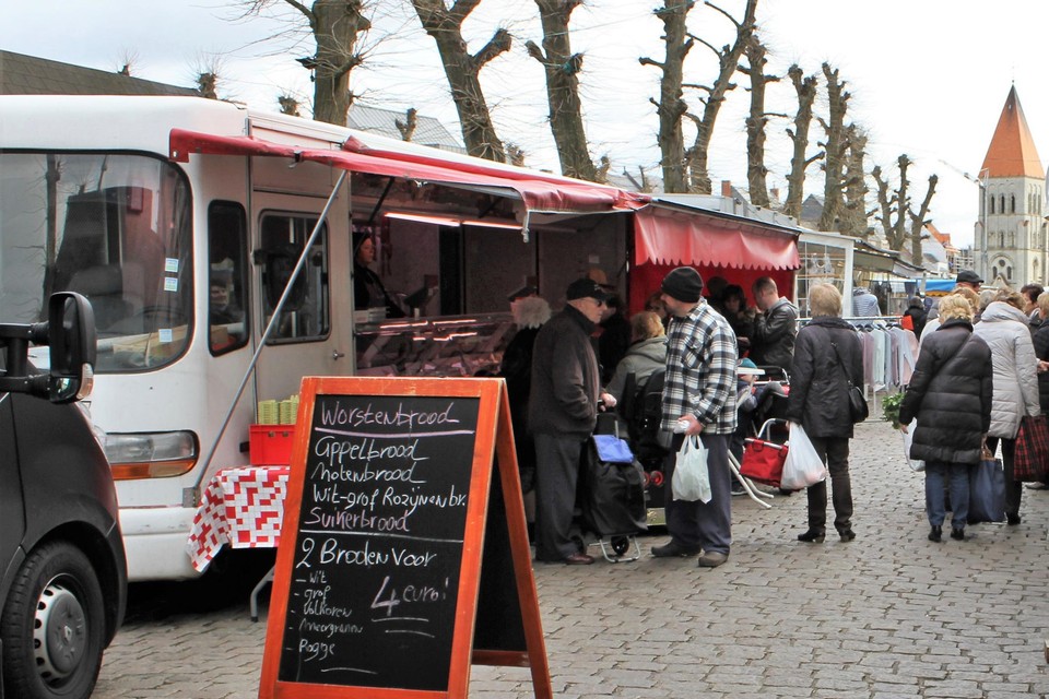 Marktkramers betaalden geen retributie: minder inkomsten voor de gemeente dus.