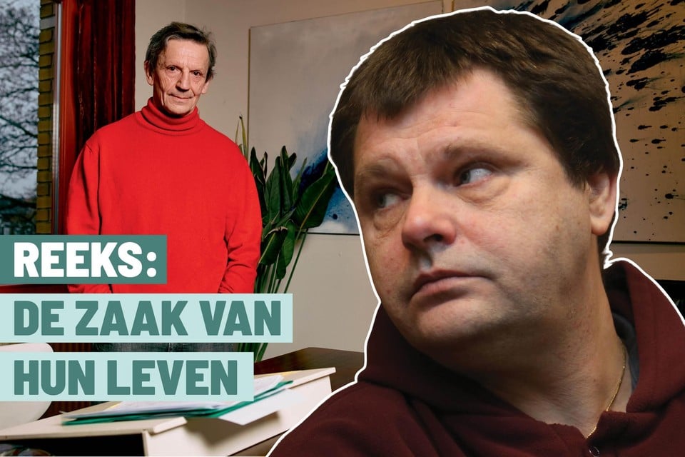 Links: meester Jos Vander Velpen. Rechts: moordenaar en verkrachter Frank Van den Bleeken, die na bijna dertig jaar in de cel uit het leven wilde stappen. 