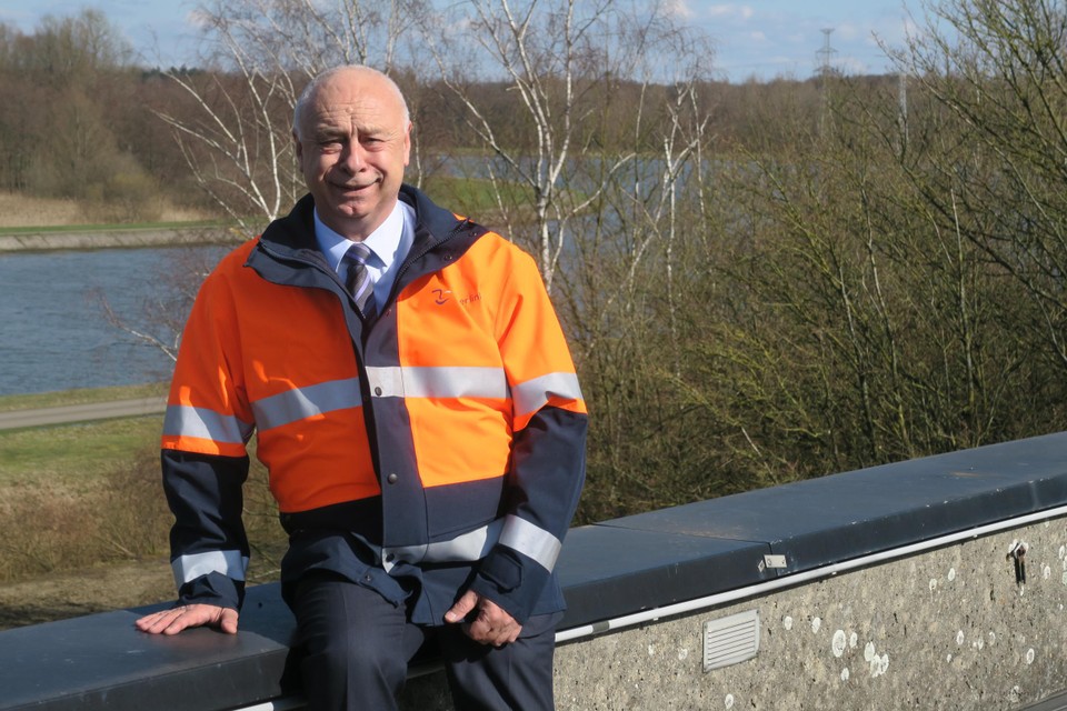 Franky Cosaert, CEO van Water-Link, toekomstig beheerder van het spaarbekken in Oelegem. 