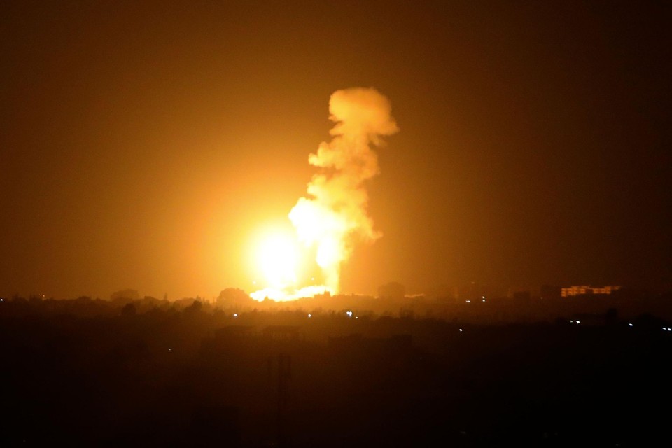 Maandagavond laat werd een luchtaanval uitgevoerd op Khan Younis, in het zuiden van de Gazastrook. 