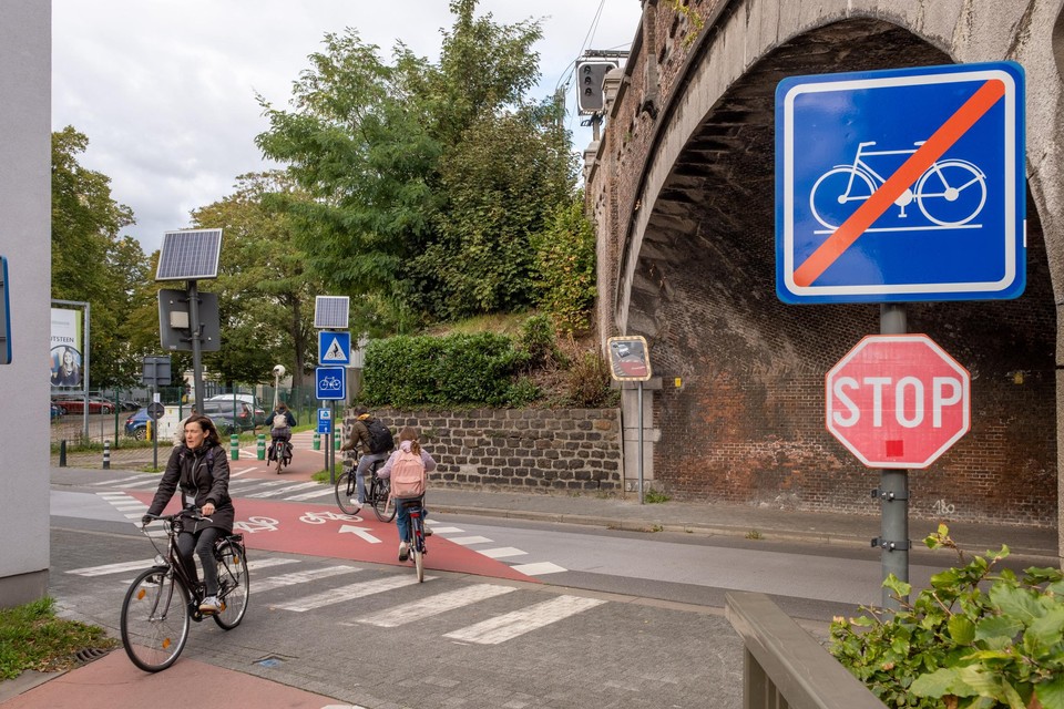 Onder andere in de Caputsteenstraat plant de stad stops. Ze moeten de veiligheid op de fietssnelweg verhogen, maar tegenstanders trekken dat in twijfel. 