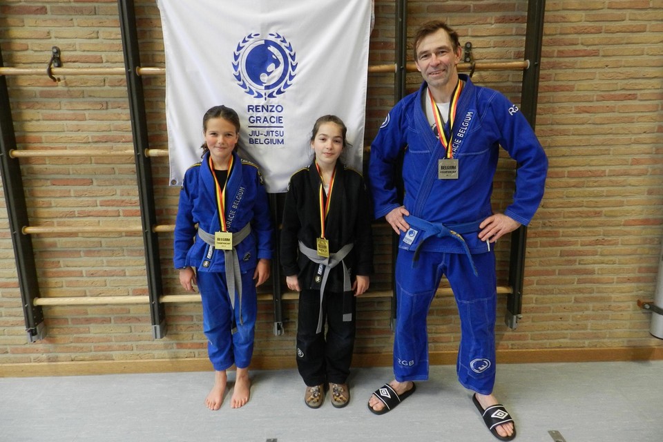Stella, Adina en Guy behaalden een medaille op het BK in Anderlecht. 