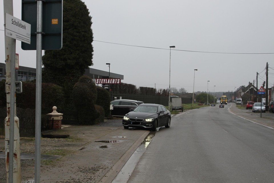 De Schollebeekstraat wordt smaller en krijgt vijf asverspringingen.
