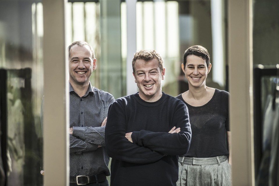 Manu Bracke, Dieter Penninckx en Anja Maes leiden samen FNG. 