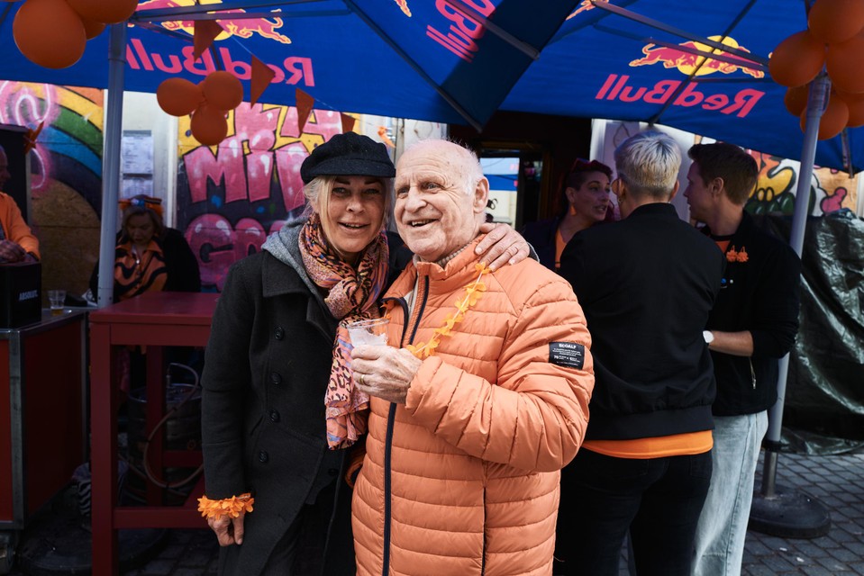 Frans komt samen met zijn dochter naar de binnenstad van Breda om Koningsdag te vieren.