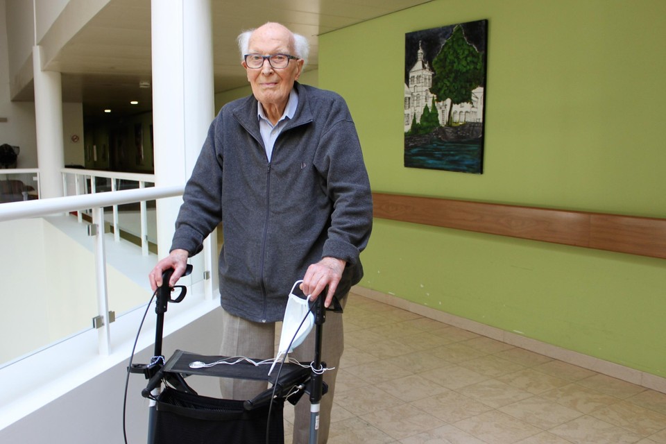 Fons Eysermans is op zijn 105 nog altijd een spraakwaterval.