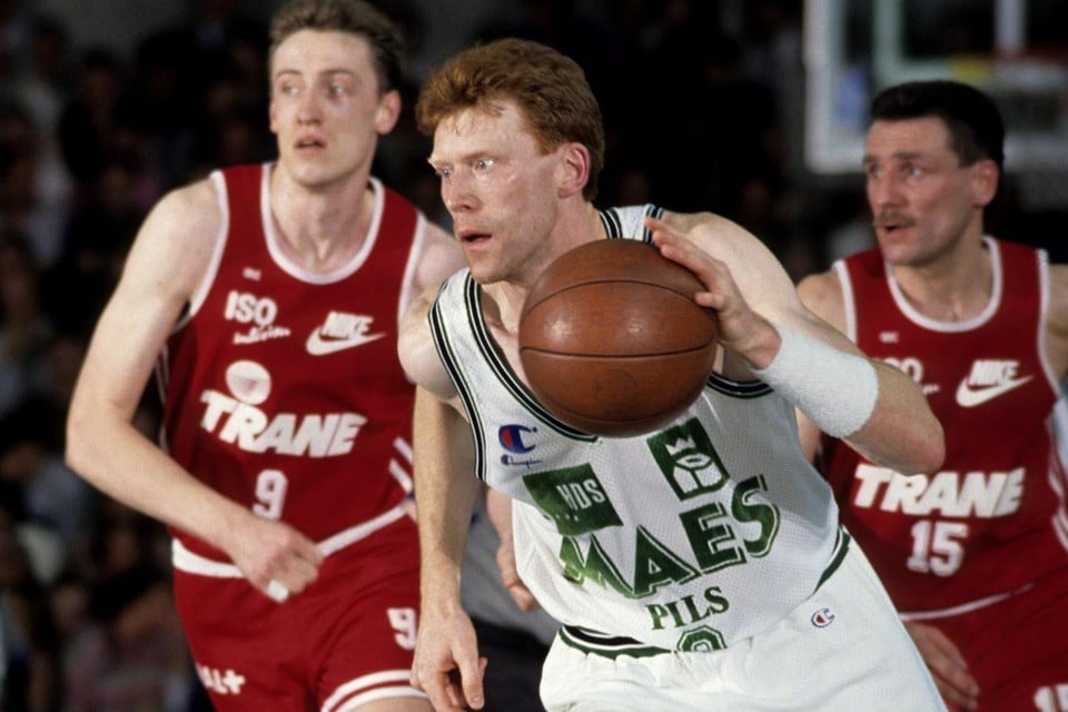 Rik Samaey met Mechelen in 1992 