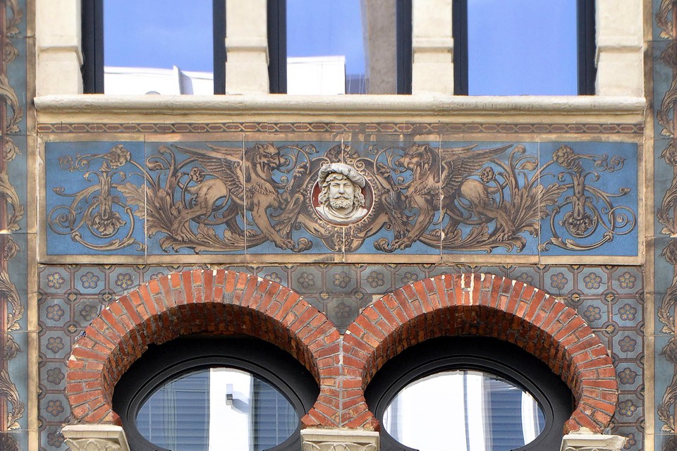 Huis Nationale Leeuw in de Nationalestraat.