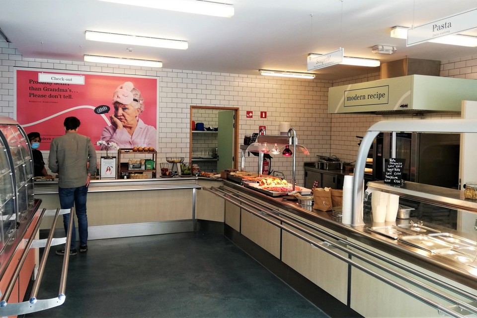 Het pizza- en pastarestaurant op Campus Kruidtuin.
