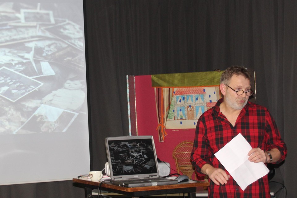 Een vorige editie van de Pecha Kucha-avond met spreker Rudi Leys.