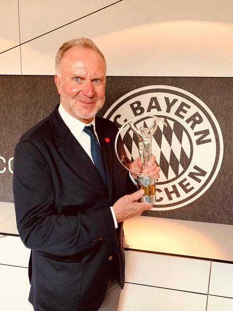 Karl-Heinz Rummenigge van Bayern Munchen.