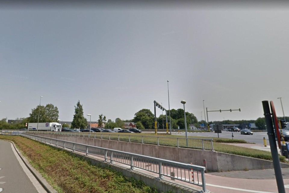 De fietstunnel onder de Zuiderring in Mol.