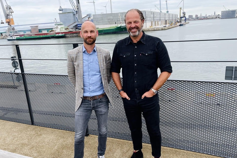 CCO Ken Joris en CEO Guy Pasmans van Manuport Logistics.