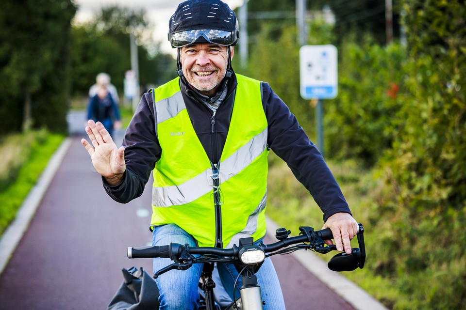 Gert fietst 80 kilometer per dag met zijn speedpedelec. 