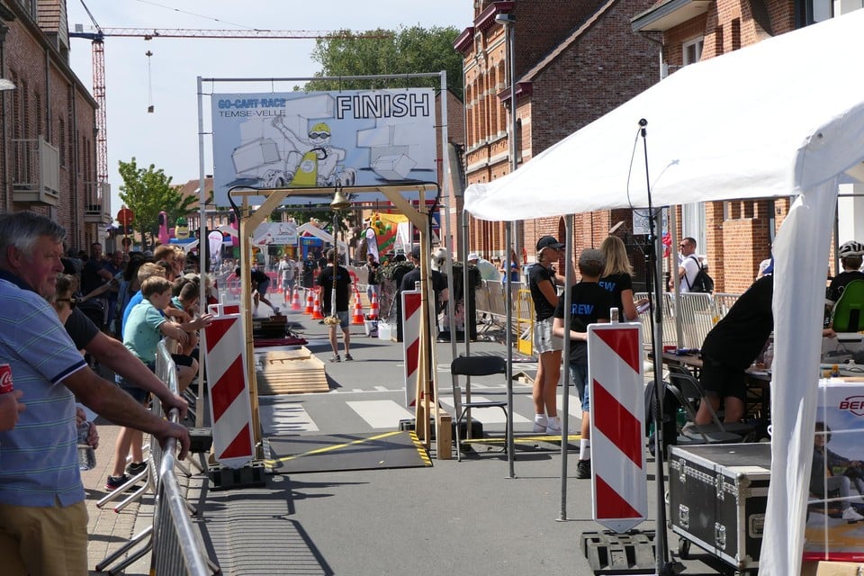 De jaarlijkse Go-Cart Race in Temse-Velle. 